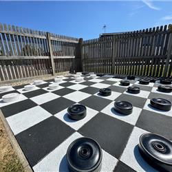 Giant Chess Board at Cosgrove Park